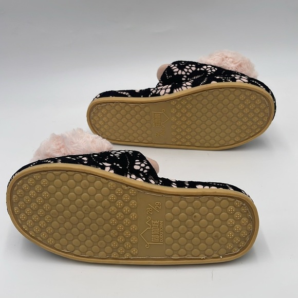 Dudutown Pink/Black Slippers – EU Size 28/29 (Approx. US Kids’ Size 11.5-12) - Picture 6 of 9